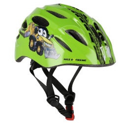 Detská prilba na bicykel s blikačkou NILS Extreme MTW01, zelená Detská prilba na bicykel s blikačkou NILS Extreme MTW01, zelená