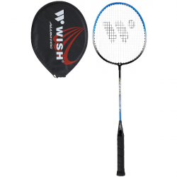 Bedmintonová raketa WISH Steeltec 216, modro/čierna Bedmintonová raketa WISH Steeltec 216, modro/čierna