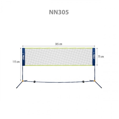 Skladacia sieť pre bedminton NILS NN305 