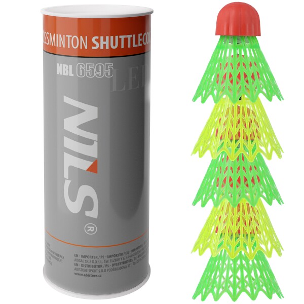 Loptičky na speedminton crossminton s LED svetlom 5 ks Loptičky na speedminton crossminton s LED svetlom 5 ks