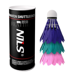 Badmintonové loptičky z peria NILS NBL6213 multicolor 3 ks Badmintonové loptičky z peria NILS NBL6213 multicolor 3 ks