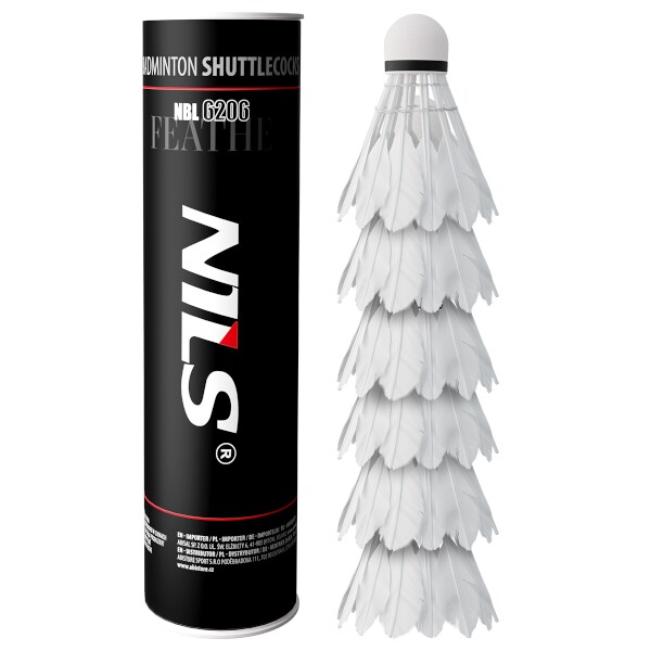 Bedmintonové košíky z peria NILS NBL6206 6 ks Bedmintonové košíky z peria NILS NBL6206 6 ks