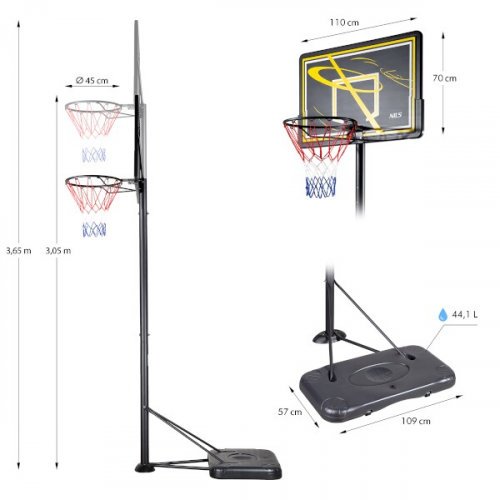 Basketbalový kôš NILS ZDK019E 