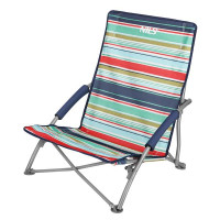 HMS Plážové kreslo NILS Camp NC3035 červené/modré
