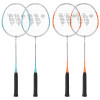 Súprava rakiet na bedminton WISH Steeltec 416K, zeleno/modrá Súprava rakiet na bedminton WISH Steeltec 416K, zeleno/modrá
