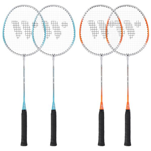 Súprava rakiet na bedminton WISH Steeltec 416K, zeleno/modrá Súprava rakiet na bedminton WISH Steeltec 416K, zeleno/modrá