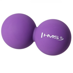 Dvojitá masážna loptička HMS BLC02 Lacrosse Ball, fialová Dvojitá masážna loptička HMS BLC02 Lacrosse Ball, fialová