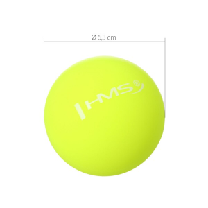 Masážna loptička HMS BLC01 Lacrosse ball, zelená  