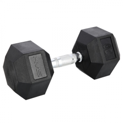 Čierna hexagonálna činka jednoručka HMS 20 kg Čierna hexagonálna činka jednoručka HMS 20 kg