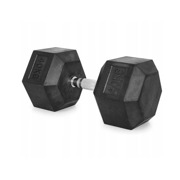 HMS Čierna hexagonálna jednoručka 40 kg HMS Čierna hexagonálna jednoručka 40 kg