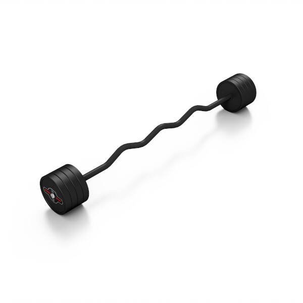 Lomená obojručná činka MARBO MW-SG-35-L, 35 kg, čierna