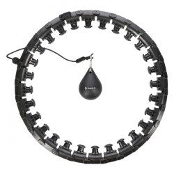 HMS Masážna hula hoop HHW12 so závažím, Plus Size, čierna HMS Masážna hula hoop HHW12 so závažím, Plus Size, čierna