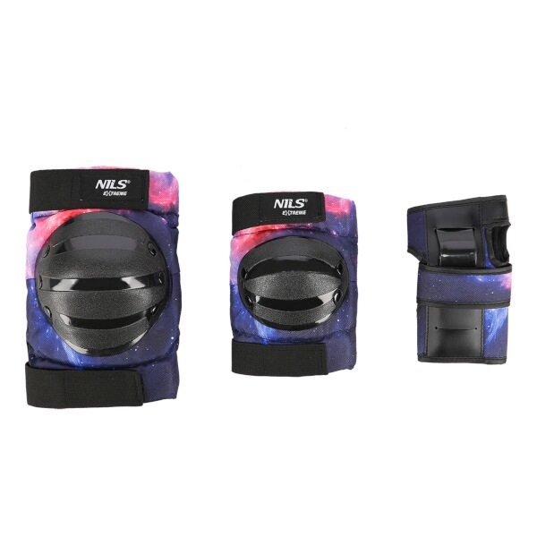 Chrániče - súprava NILS Extreme H734, čierna Chrániče - súprava NILS Extreme H734, čierna