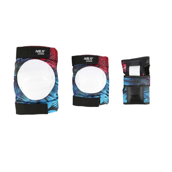 H734 Chrániče - sada NILS EXTREME, biele, veľ. S