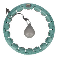 Masážna hula hoop so závažím a počítadlom Home FH03, zelená Masážna hula hoop so závažím a počítadlom Home FH03, zelená