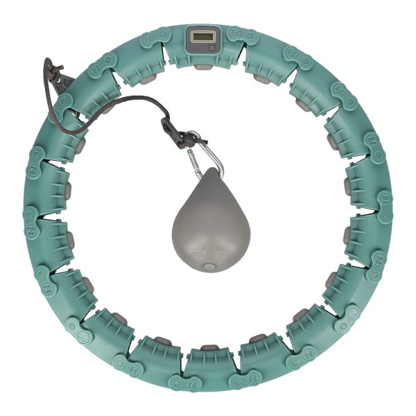 Masážna hula hoop so závažím a počítadlom Home FH03, zelená Masážna hula hoop so závažím a počítadlom Home FH03, zelená