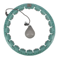 Masážna hula hoop so závažím a počítadlom Home FH04, zelená Masážna hula hoop so závažím a počítadlom Home FH04, zelená