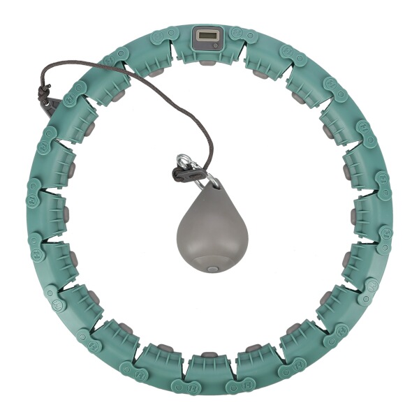 Masážna hula hoop so závažím a počítadlom Home FH04, zelená Masážna hula hoop so závažím a počítadlom Home FH04, zelená