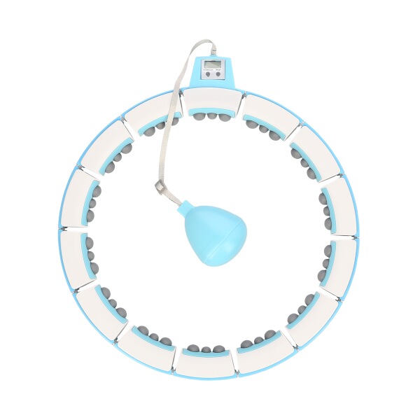 Masážna hula hoop so závažím a počítadlom Home FH06, modrá Masážna hula hoop so závažím a počítadlom Home FH06, modrá