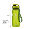 Tritánová fľaša na pitie HMS NC1740 600 ml zelená Tritánová fľaša na pitie HMS NC1740 600 ml zelená