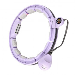 HMS Masážna hula hoop HHM13 so závažím, magnetmi a počítadlom, fialová HMS Masážna hula hoop HHM13 so závažím, magnetmi a počítadlom, fialová