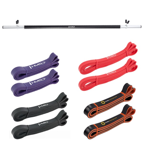 HMS Sada osi na Body Pump a odporových gúm GBP01+GU-SET HMS Sada osi na Body Pump a odporových gúm GBP01+GU-SET