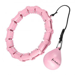 HMS Masážna hula hoop HHW02 so závažím ružová HMS Masážna hula hoop HHW02 so závažím ružová