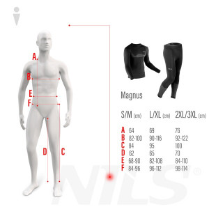 HMS Pánske termoprádlo - set NILS BTZ0464 Magnus, čierne 