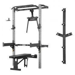 HMS Multifunkčný posilňovací stojan Power Rack KLT21, sivý HMS Multifunkčný posilňovací stojan Power Rack KLT21, sivý