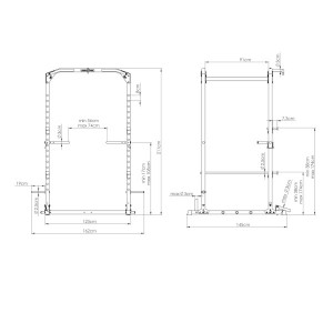 Posilňovacia klietka HMS Power Rack MARBO MS-U112 2.0 