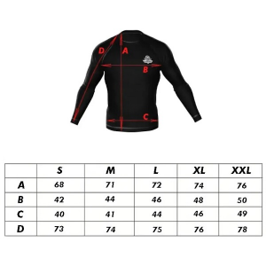 HMS Pánske tréningové tričko DBX BUSHIDO Rashguard RSL Black 