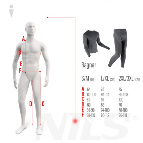 HMS Pánske termo spodky NILS Ragnar BTS0060 šedé L/XL 