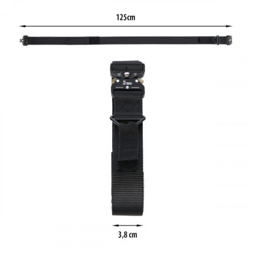 HMS Taktický opasok NILS Camp NC1729 čierny 125 cm 