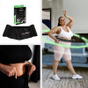 HMS Sada čiernej masážnej Hula Hoop so závažím HHW11 a zoštíhľujúceho bedrového pásu BR163 PLUS SIZE 