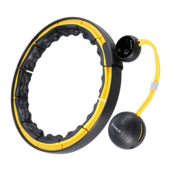 HHM21 ČIERNA/ŽLTÁ HULA HOOP OBRUČ SO ZÁVAŽÍM, MAGNETMI A POČÍTADLOM HMS HHM21 ČIERNA/ŽLTÁ HULA HOOP OBRUČ SO ZÁVAŽÍM, MAGNETMI A POČÍTADLOM HMS