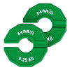 HMS Progresívne prídavné kotúče TSN25 2 x 0,25 kg 