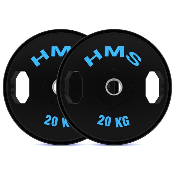 HMS Pogumované olympijské kotúče TOG20 2x20kg