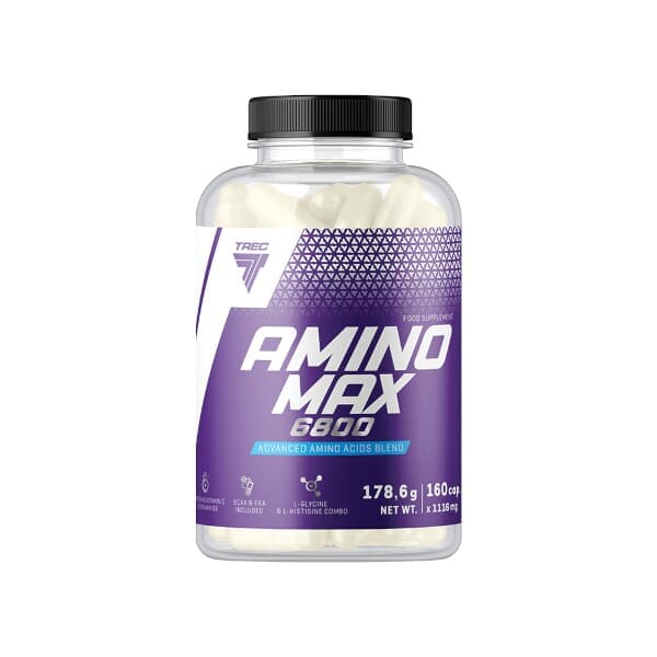 Trec Amino Max 6800 - 160 kapsúl - aminokyseliny  Trec Amino Max 6800 - 160 kapsúl - aminokyseliny