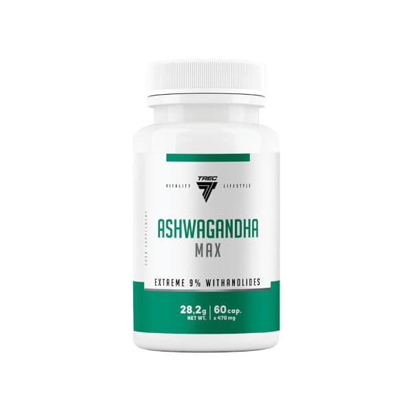 Proti stresu - Trec Ashwagandha MAX - 60 kapsúl  Proti stresu - Trec Ashwagandha MAX - 60 kapsúl
