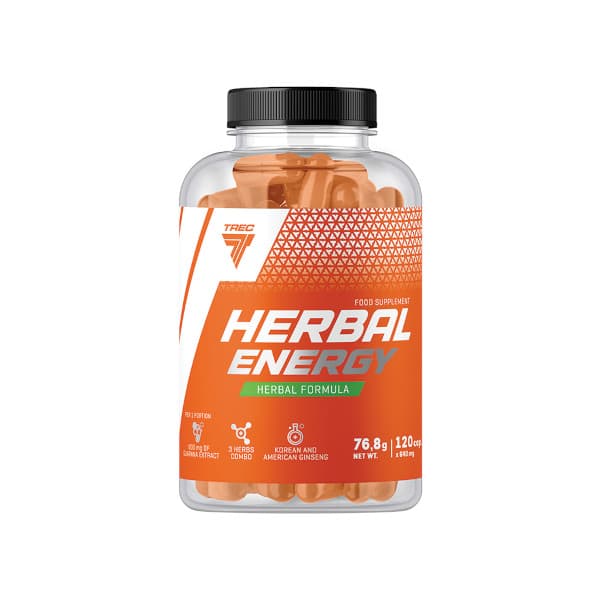 Výživový doplnok na energiu Trec Herbal Energy 120 kapsúl  Výživový doplnok na energiu Trec Herbal Energy 120 kapsúl