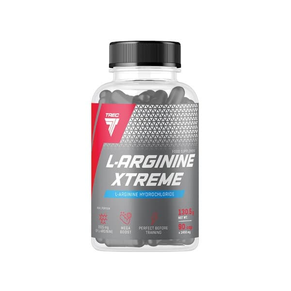 Trec L-Arginine Xtreme esenciálna aminokyselina 90 kapsúl Trec L-Arginine Xtreme esenciálna aminokyselina 90 kapsúl