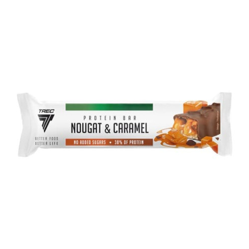 Trec proteínová tyčinka 46g s príchuťou nugátu a karamelu Trec proteínová tyčinka 46g s príchuťou nugátu a karamelu