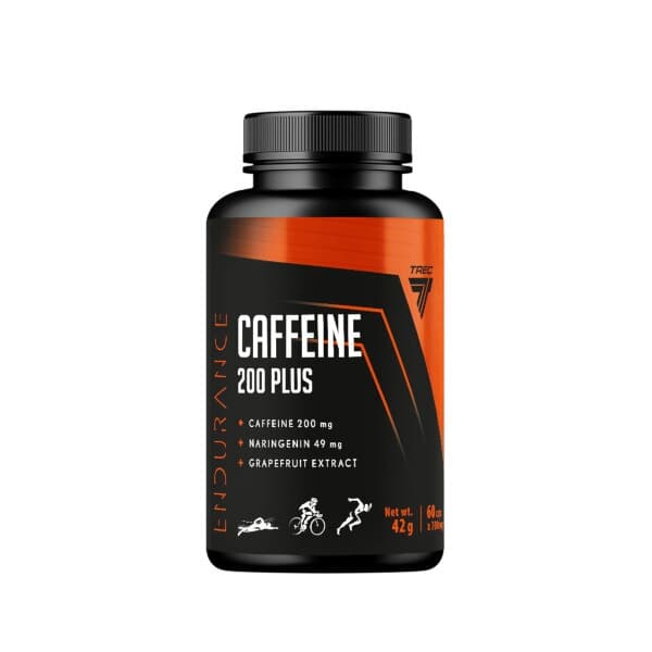 Trec Endurance Caffeine 200 Plus na energiu 60 kapsúl  Trec Endurance Caffeine 200 Plus na energiu 60 kapsúl