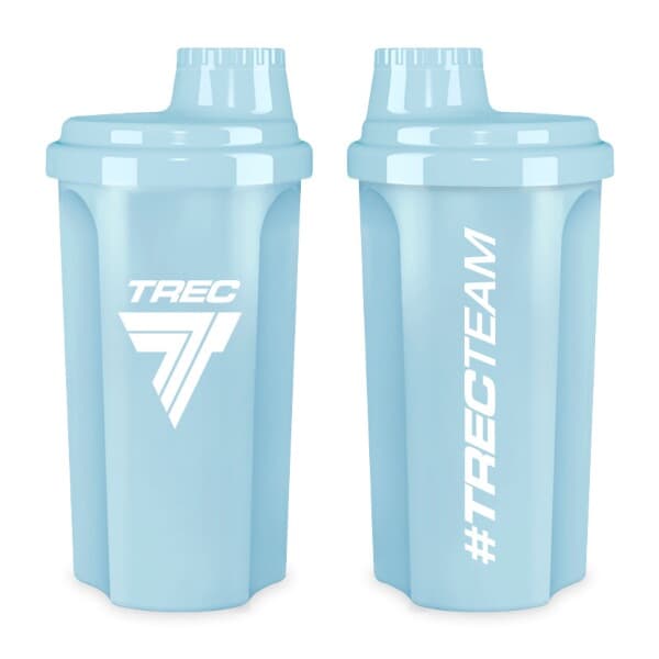 Bledomodrý šejker na protein Trec Columbia Blue 0,7l  Bledomodrý šejker na protein Trec Columbia Blue 0,7l