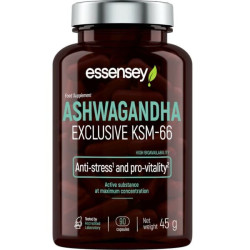 Stimulant ESSENSEY Ashwagandha Exclusive KSM-66 - 90 Stimulant ESSENSEY Ashwagandha Exclusive KSM-66 - 90