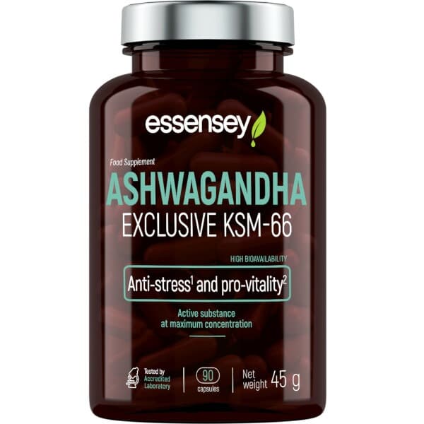 Stimulant ESSENSEY Ashwagandha Exclusive KSM-66 - 90  Stimulant ESSENSEY Ashwagandha Exclusive KSM-66 - 90