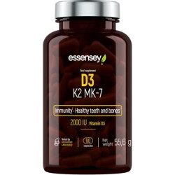 Vitamín ESSENSEY D3 K2 MK-7 90 kapsúl Vitamín ESSENSEY D3 K2 MK-7 90 kapsúl