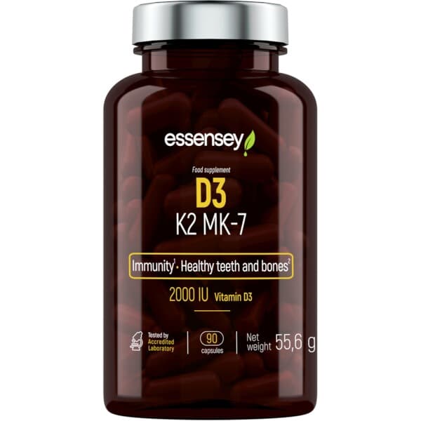 Vitamín ESSENSEY D3 K2 MK-7 90 kapsúl Vitamín ESSENSEY D3 K2 MK-7 90 kapsúl
