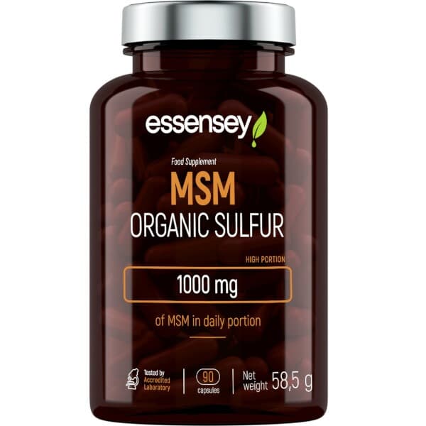 Essensey MSM organická síra 90 kapsúl  Essensey MSM organická síra 90 kapsúl