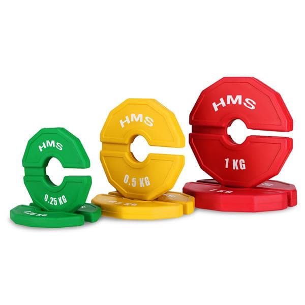 HMS Sada kotúčov - závažie k činkám TSN 2x0,25 - 1kg 